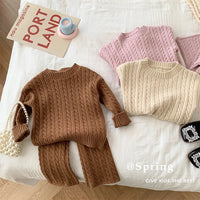 Thumbnail for Mini Fashion™ - Stylish & Trendy for Kids - Knitted Sweater & Pants