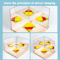 Thumbnail for Reflection Play™ – Mirroring & Learning - Puzzle blocks with mirror