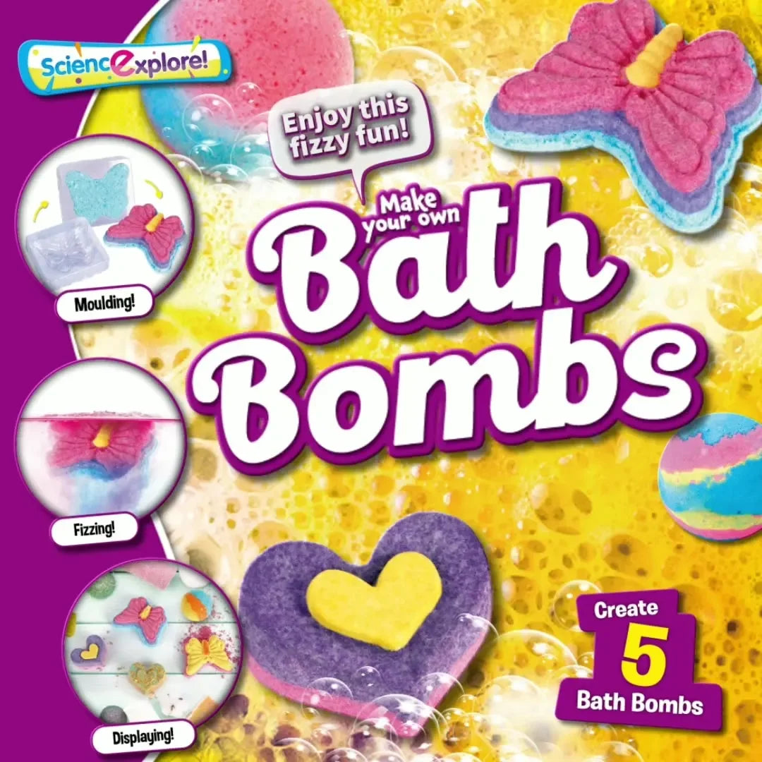 BathBombs – Colorful & Educational – DIY Bath Bomb Kit