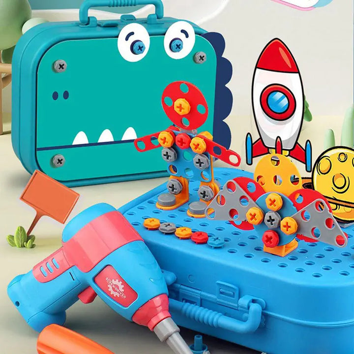 その他 Little Builder 18 piece set HTI Toys Construction Machines Little Builder Tool Set