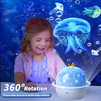 Thumbnail for CosmoGlow – Dreamy & Creative – Galaxy Projector Night Light with 360° Rotation