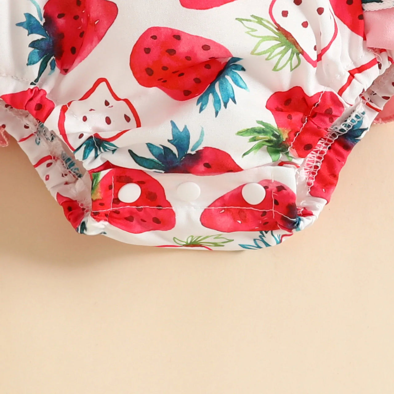 Mini Fashion™ - Cow or Strawberry - Girls Romper