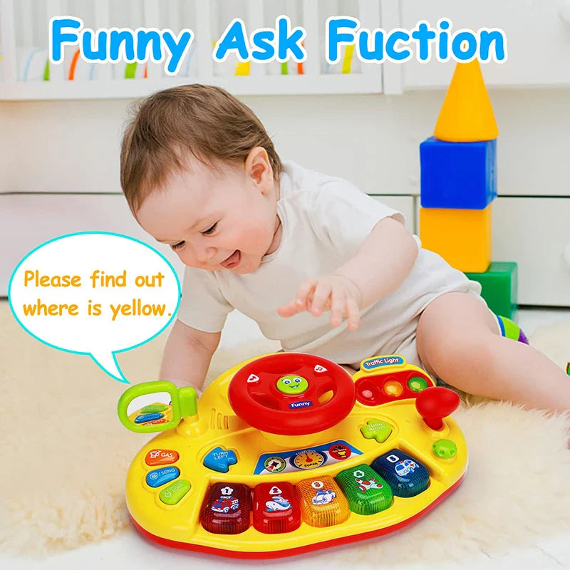 DriveWheel – Interactive & Educational – Keyboard & Steering Wheel
