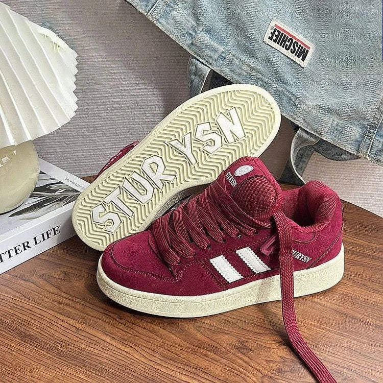 UrbanStep – Fashionable and comfortable – burgundy sneakers