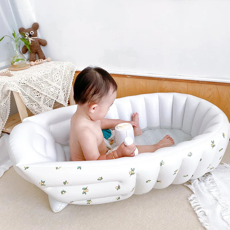 Blow Up Baby Bath™ - for Little Water Rats - Inflatable Baby Bath