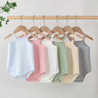 Thumbnail for Summer Bodysuit – Lightweight & Comfortable – Knitted Baby Romper