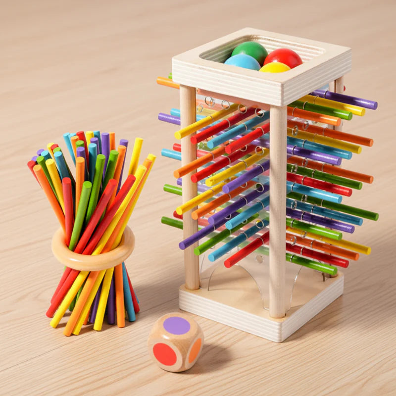 Wooden Stick Battle Game – Thinking & Interactive – Strategy Board Game