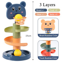 Thumbnail for BambinoBoost™ slide and stacking play set - toy slide