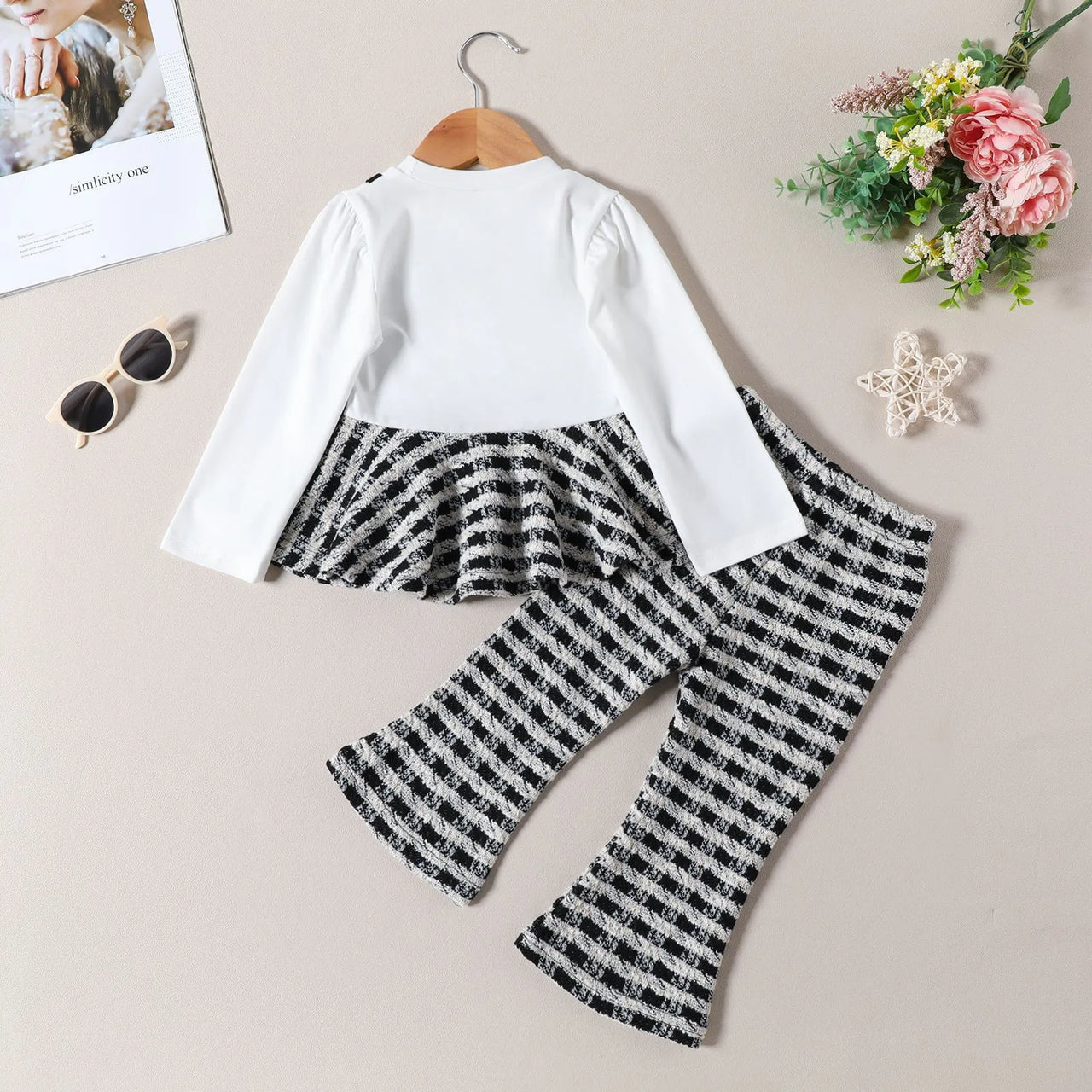 Mini Fashion™ - Trendy Design - 2-Piece Flared Set