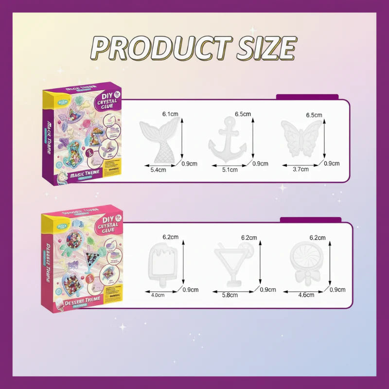 DIY Crystal Keychain Kit – Creative & Fun – Keychain Craft Kit