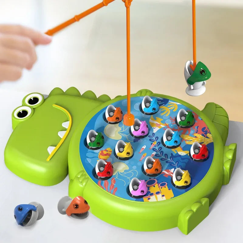 Dino Fishing Set™ – Improve concentration – Magnetic Fishing Game