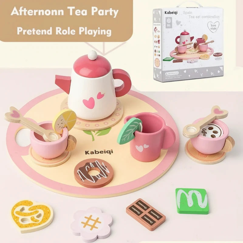 Woods – Simple & Charming – Wooden Tea Set for Children