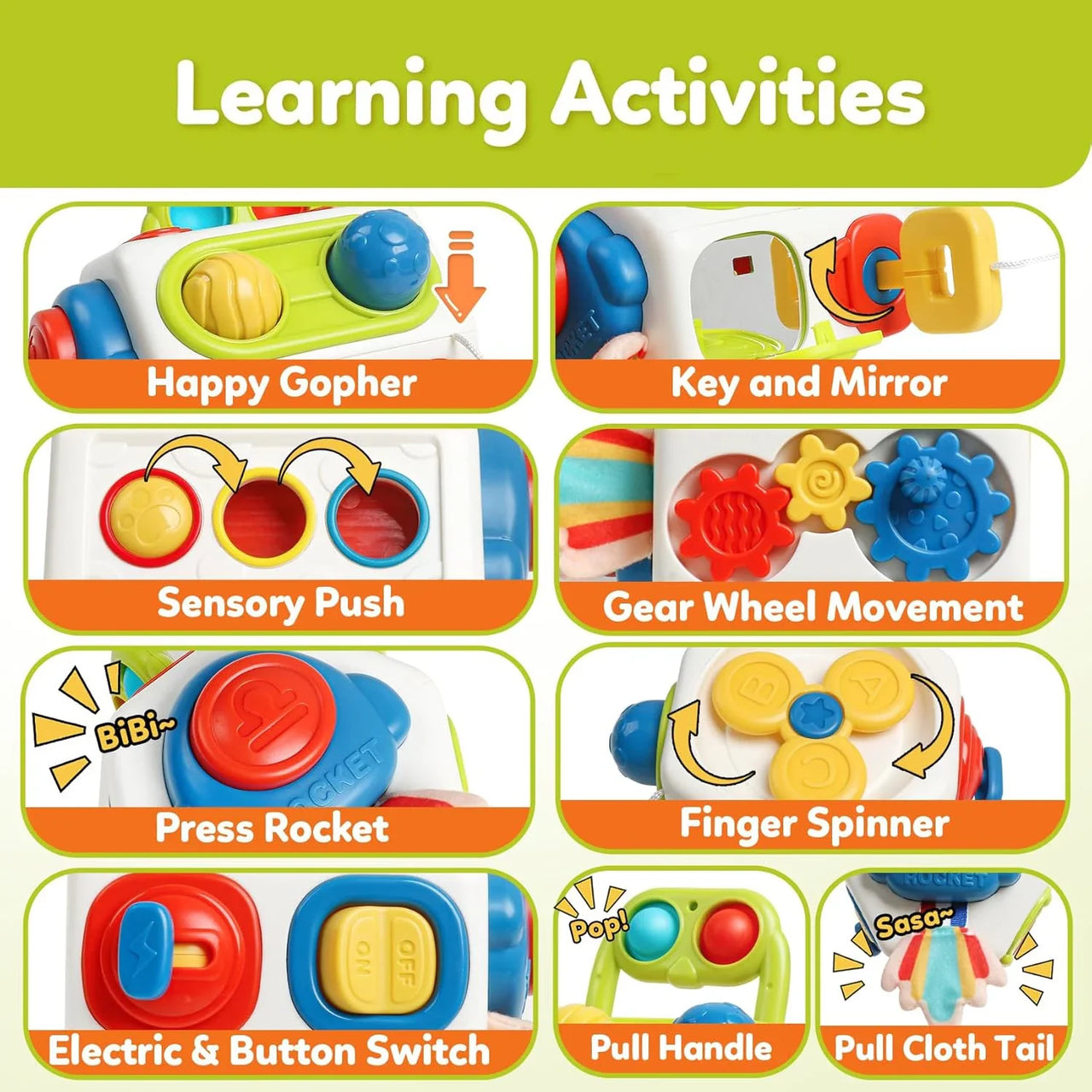 Montessori Busy Cube™ – Handy on the go - Sensory Cube
