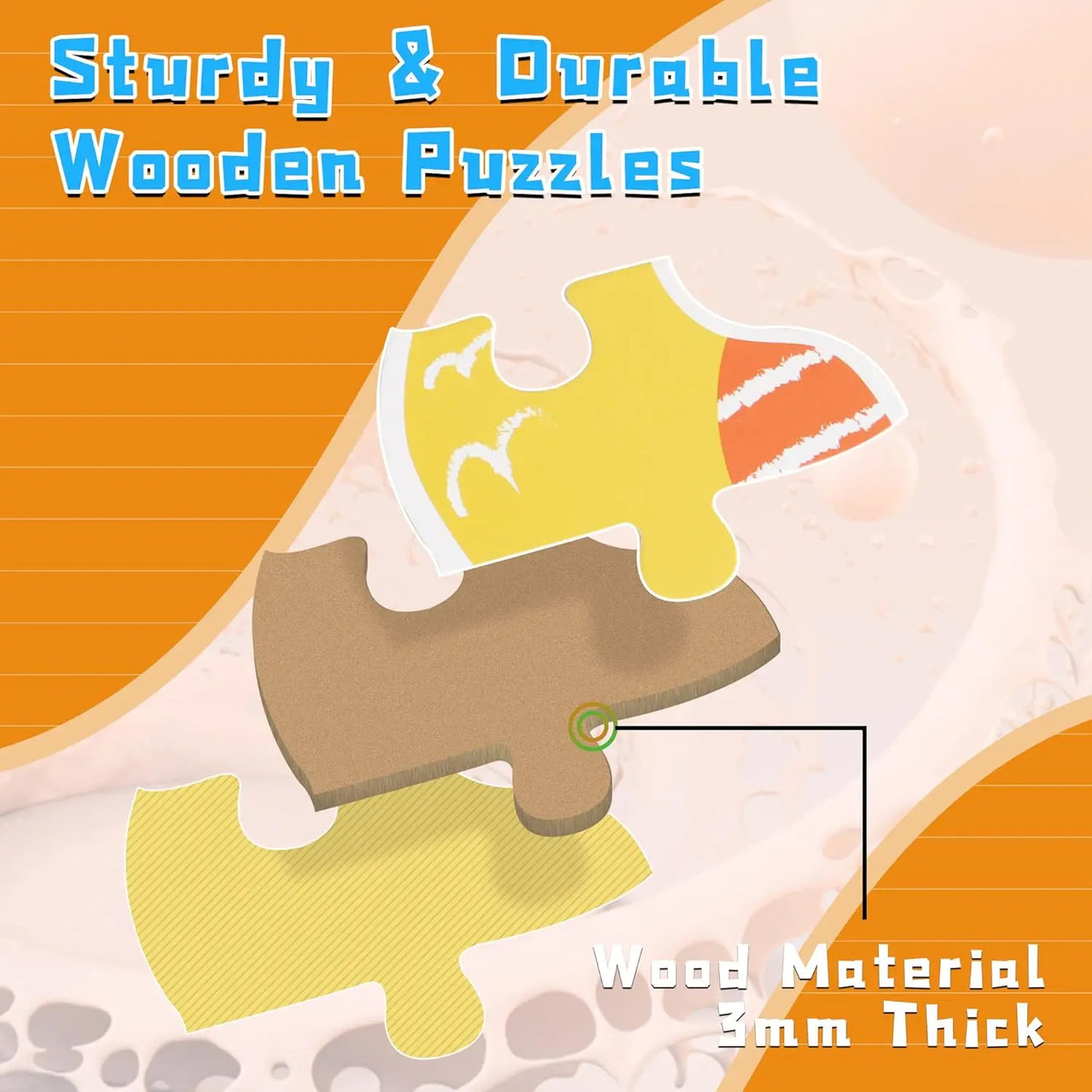 Woods™ - Fine Motor Skills & Creative - 6-in-1 Puzzle