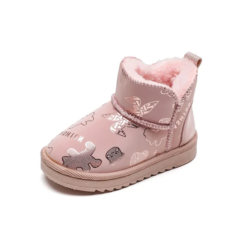 Mini Fashion™ - Waterproof Design - Kids Snowboots Fashion Print