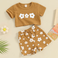 Thumbnail for Mini Fashion™ - Comfortable and Stylish - Baby Girl Summer Set