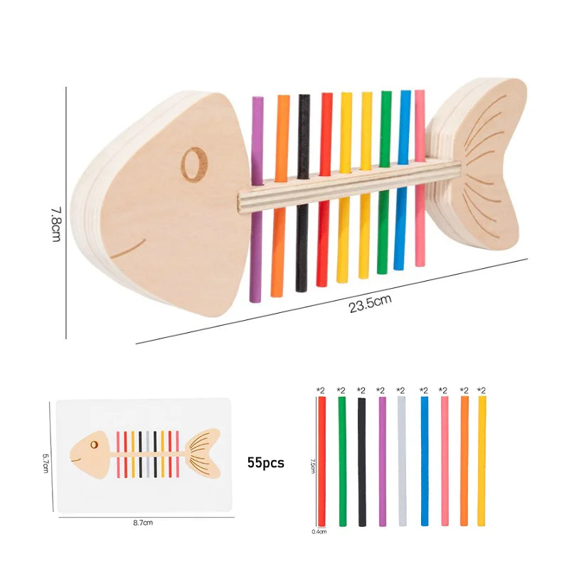 Woods™ - Recognizing Colors - Fish Puzzle