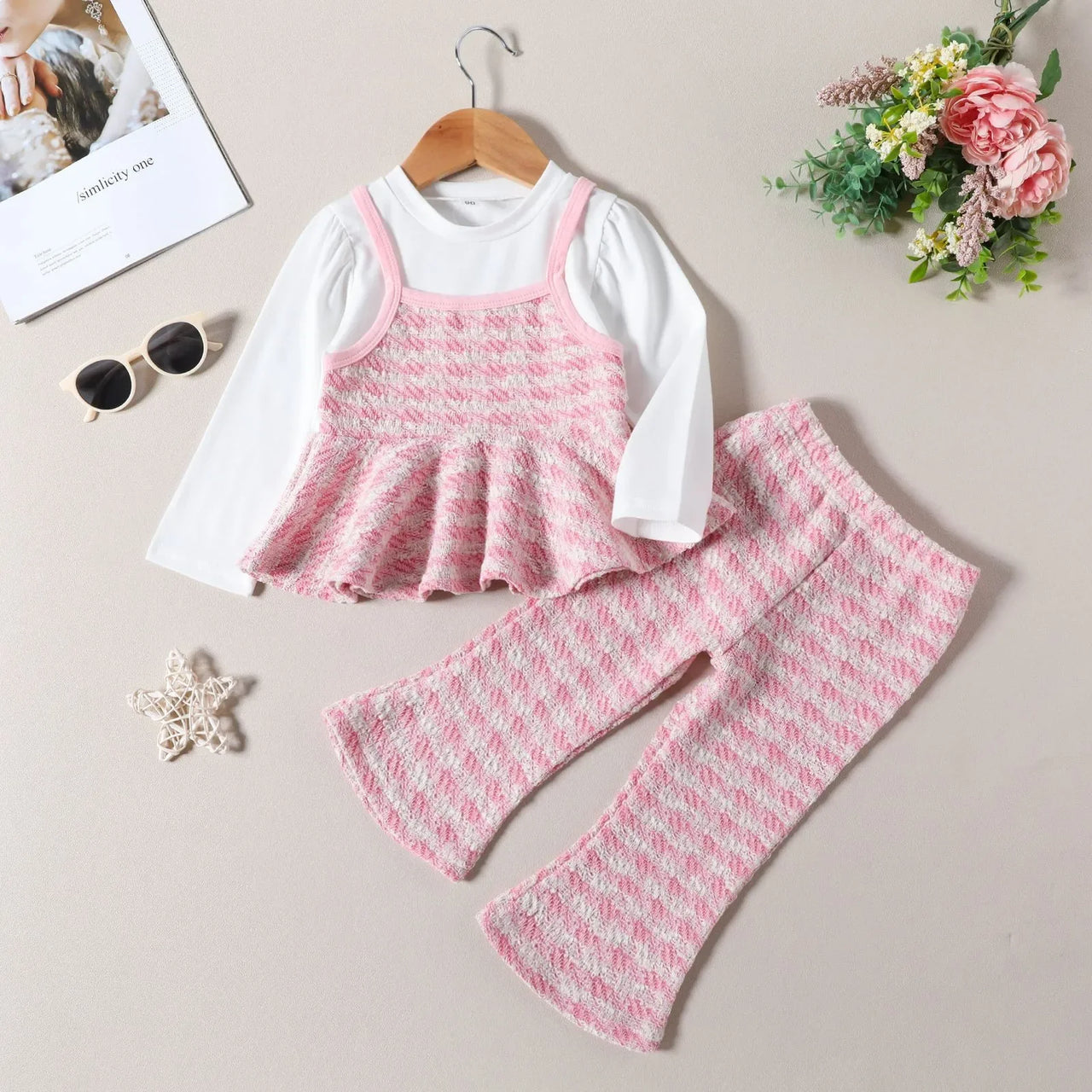 Mini Fashion™ - Trendy Design - 2-Piece Flared Set