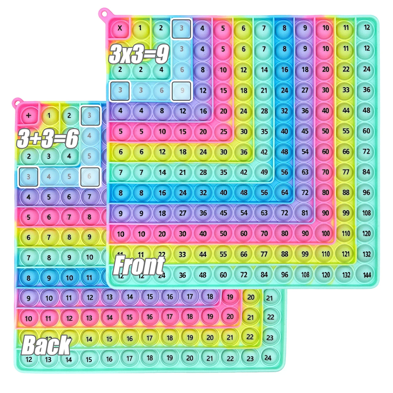 Multicolor Fidget Board™ - Improve math skills - Math Fidget Board