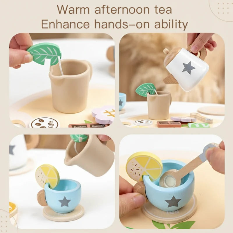 Woods – Simple & Charming – Wooden Tea Set for Children