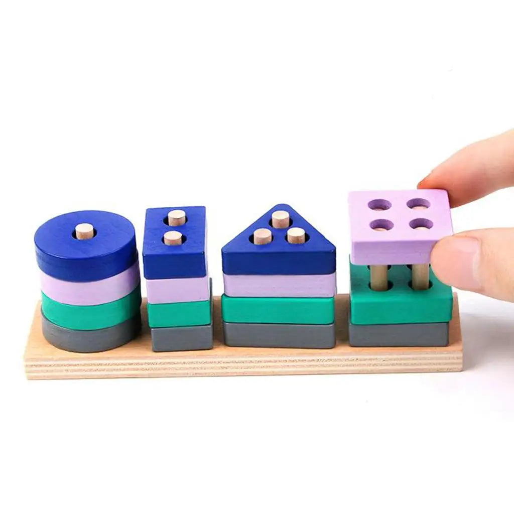Woods™ – Block Fun Stacking - Geometric Blocks