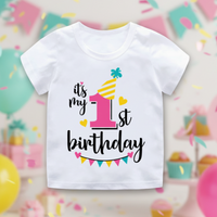 Thumbnail for Birthday Graphic Tee – Cute & Lighthearted – Kids' Birthday T-shirt