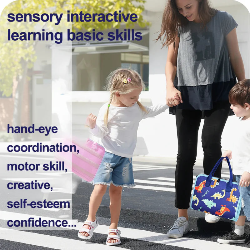 7-in-1 Busy Board – Motor Skills & Learning – Activity Board