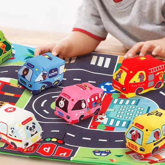 Car Playmat™ - Cartoon Adventures - Car Playmat