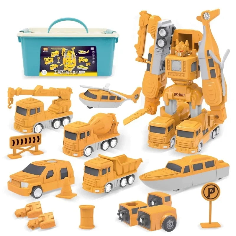 MagnaMix™ - From Truck to Transformer - Toy truck Transformer