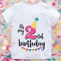 Thumbnail for Birthday Graphic Tee – Cute & Lighthearted – Kids' Birthday T-shirt