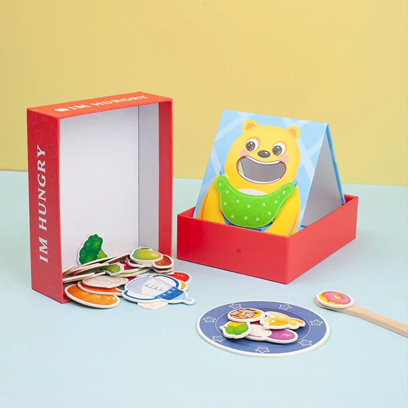 Educational Play House™ – Fine Motor Skills & Color Recognition - Montessori Food Game