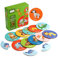 Thumbnail for Animal Match™ – Turn & Discover - 3-piece Puzzle