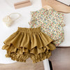 Mini Fashion™ - Summer Floral - Floral Print Top & Skirt