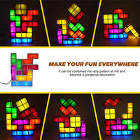 Thumbnail for Tetris Night Light™ - Illuminate Your Creativity - Tetris Lamp