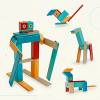 Thumbnail for MagPlayer – Creative & Motor Skills – DIY Wooden Magnetic Building Blocks