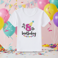 Thumbnail for Birthday Graphic Tee – Cute & Lighthearted – Kids' Birthday T-shirt