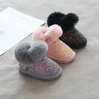 Thumbnail for Mini Fashion™ - Warm & Stylish - Glitter Children's Winter Shoes