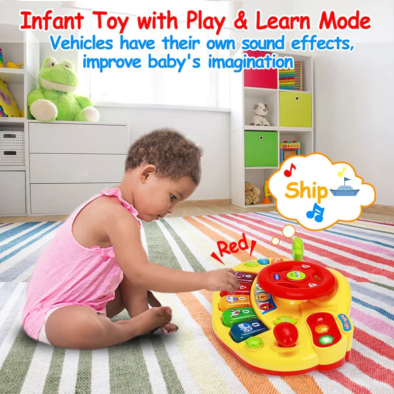 DriveWheel – Interactive & Educational – Keyboard & Steering Wheel