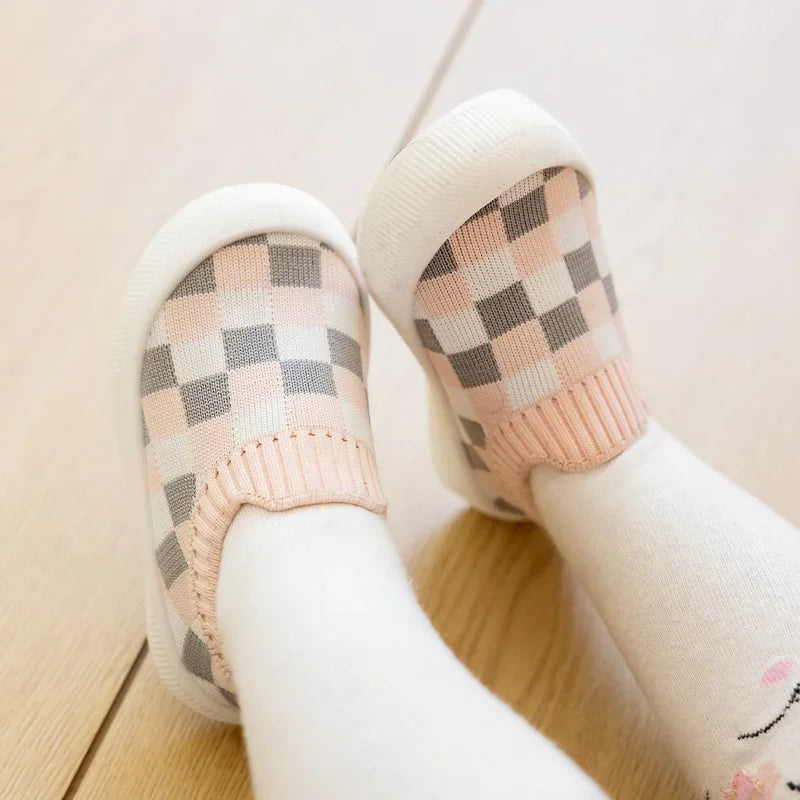 Mini Fashion™ - Blocked pattern - Flexible Slip-on Shoe