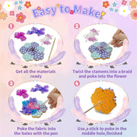 Thumbnail for DIY Flower Poke Art – Creative & Educational – Flower Craft Kit