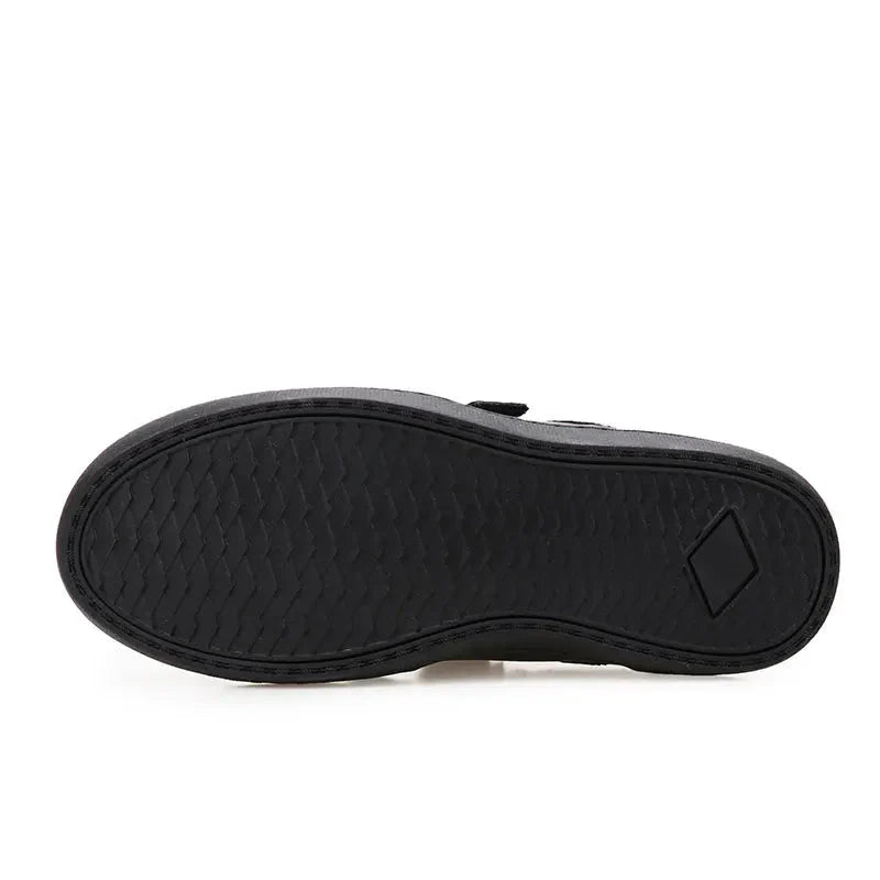 MonoWalk – Light & Durable - Leather Sneakers with Velcro