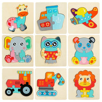 Thumbnail for 3D Wooden Puzzle™ - Playful Animal Adventure - Jigsaw Puzzle