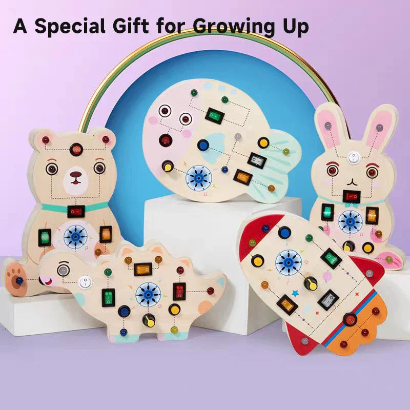 SmartSwitch – Montessori & Motor Skills – LED Play Board