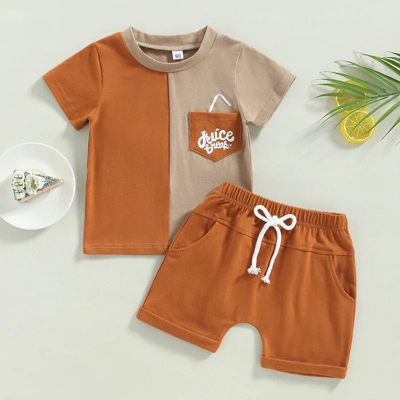 Mini Fashion™ - Fashionable Colors - Boys Summer Set