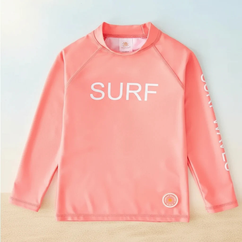 SunShield – Protective & Flexible – Children's Long-Sleeved Surf Shirt with UPF 50+