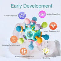 Thumbnail for CalmChew – Soft & Safe – 3-in-1 Silicone Teether