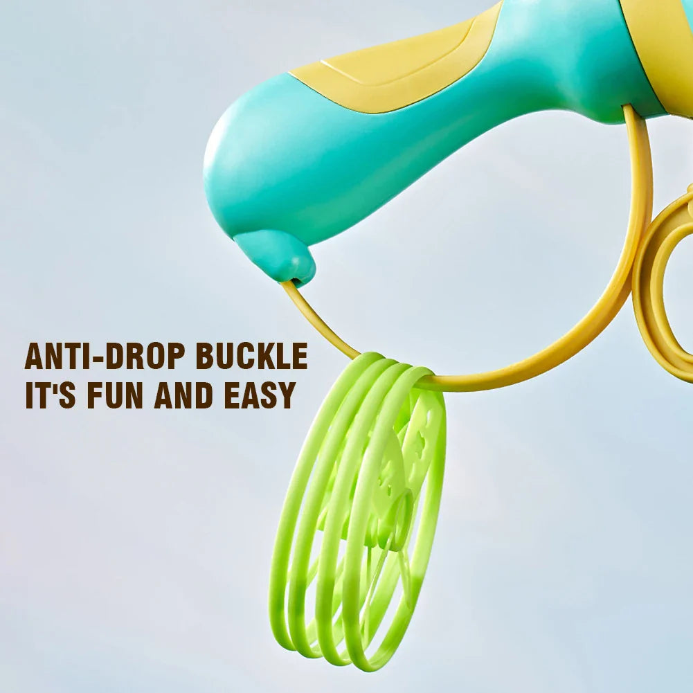 Flying Disc Set™ - Launch and Laugh - Frisbee Catapult