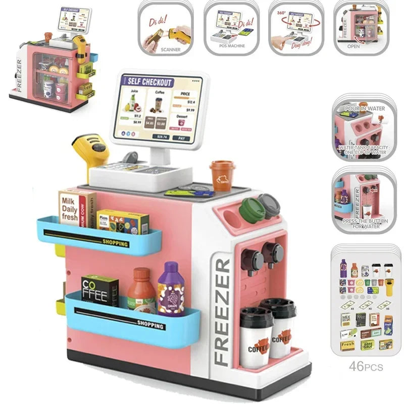 Supermarket Set™ - Shopping Fun for Home - Toy Cash Register