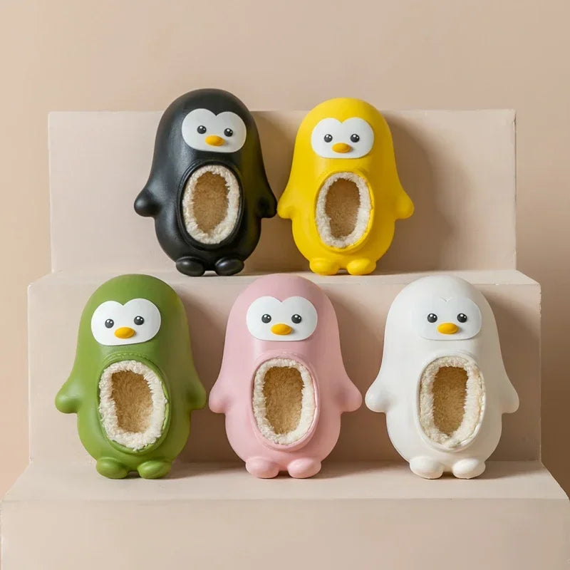 Mini Fashion™ - Warm & Fun - Children's Penguin Slippers