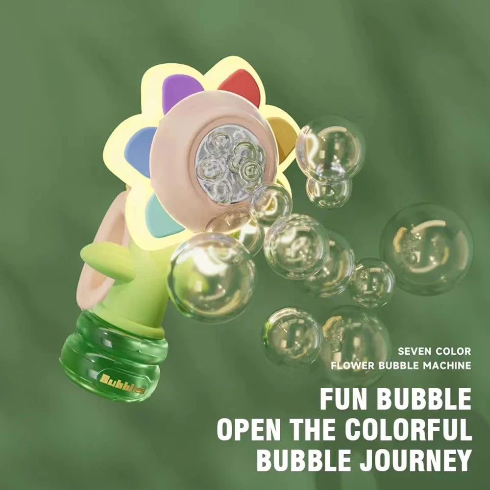 Bubble Flower Machine™ - Magical Flower Bubble Show - Bubble Blower